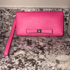 kate spade Pink Wristlet Clutch